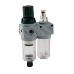 Redukčný ventil s filtrom/odkalovačom a primazávačom T-100 mini